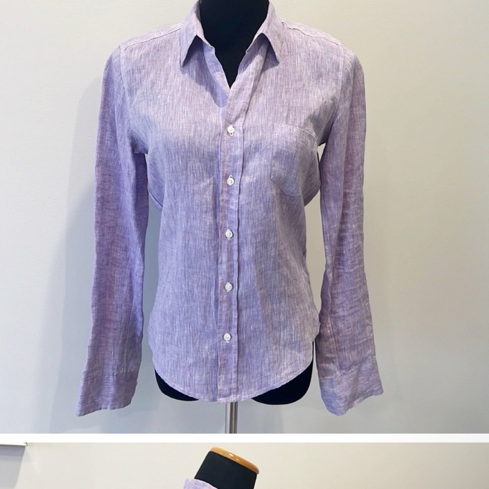 Frank & Eileen Tailored Linen Barry Shirt
